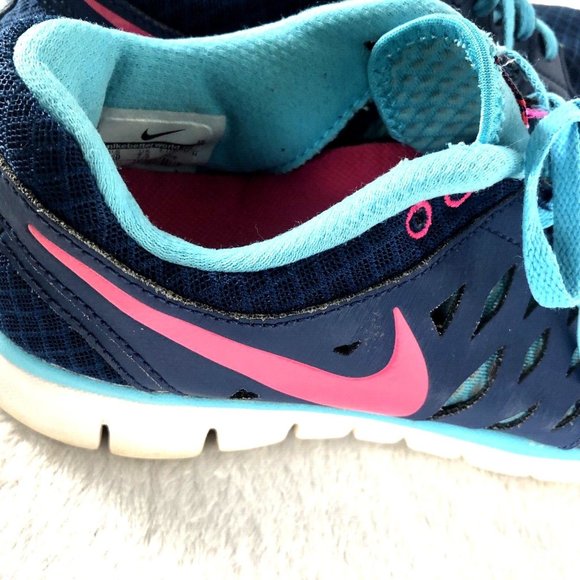 Nike Flex Run Woman's Blue Size 10 Sneakers Shoes - Picture 12 of 12